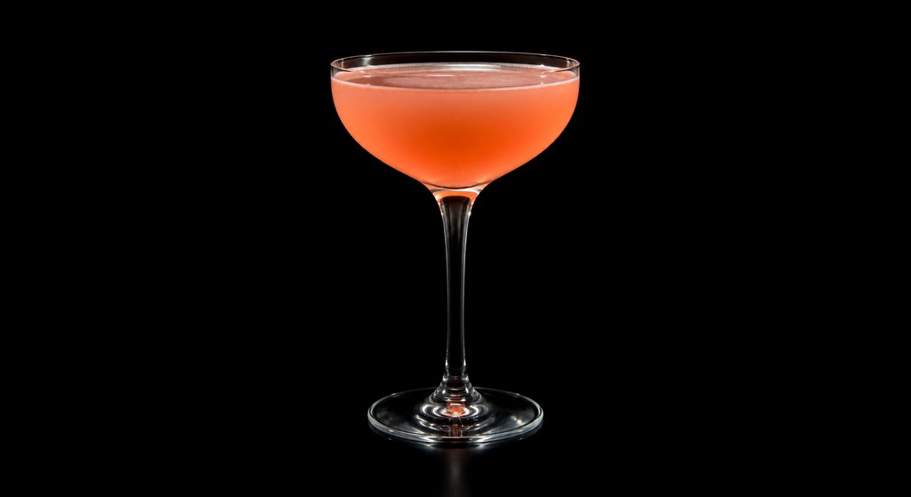 Pollyanna Cocktail cocktail on a dark studio background