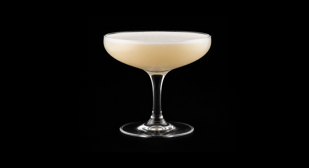 Prairie Chicken cocktail on a dark studio background