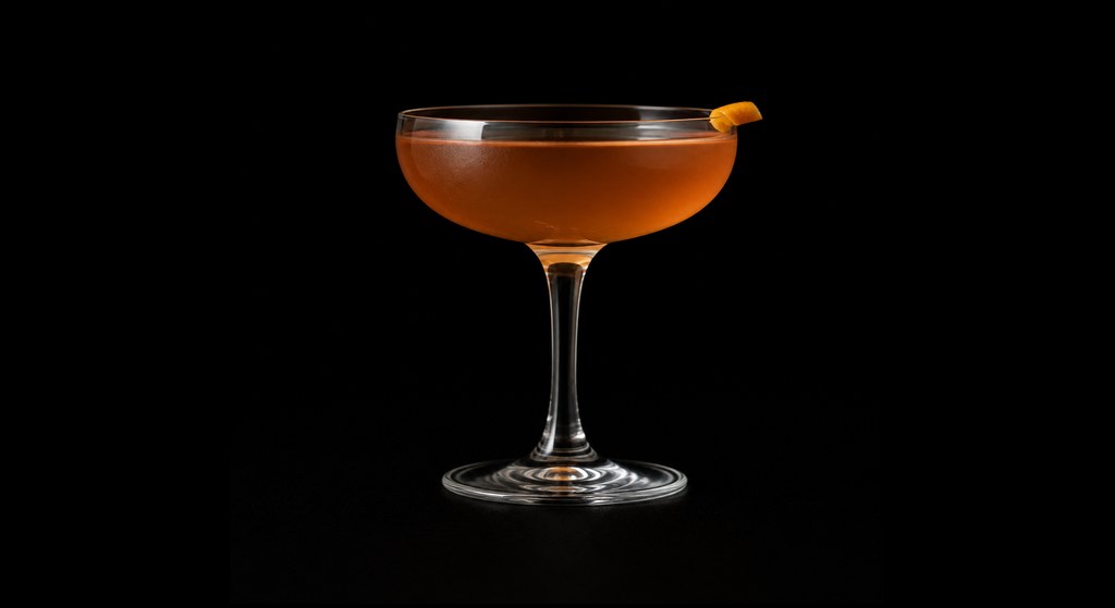 Princeton cocktail on a dark studio background