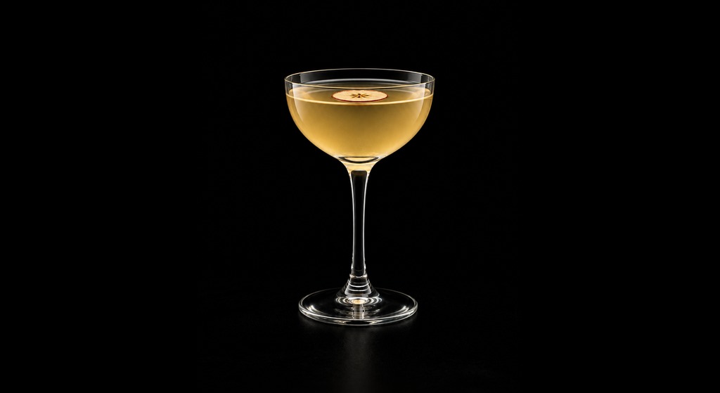 R U Bobby Moore? cocktail on a dark studio background