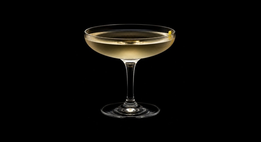 Racquet Club Cocktail cocktail on a dark studio background