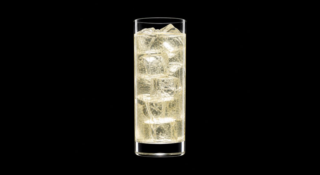 Rail Splitter cocktail on a dark studio background
