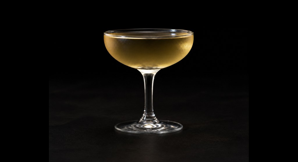 Reef Break cocktail on a dark studio background