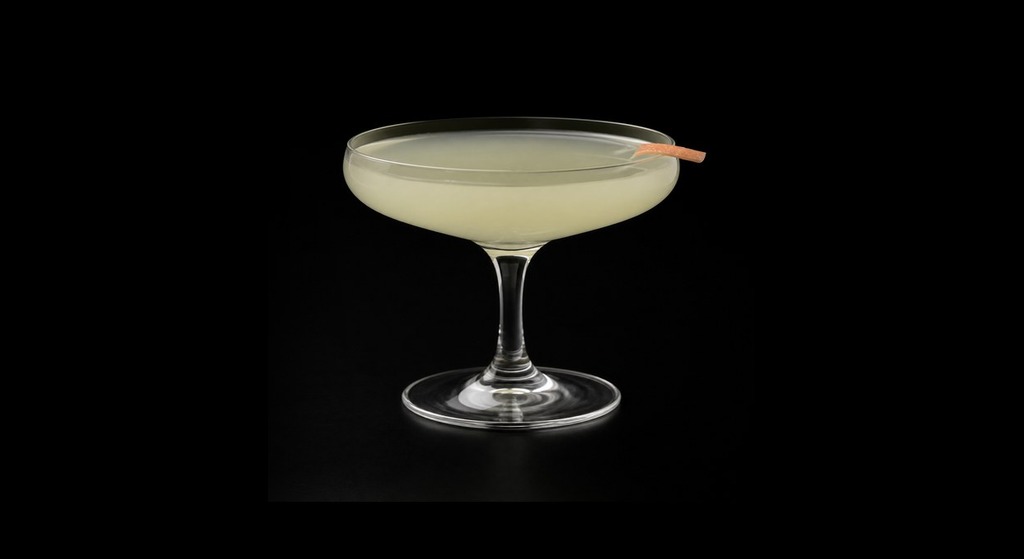 Regal Daiquiri cocktail on a dark studio background