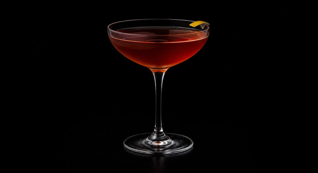 Sand-Martin Cocktail cocktail on a dark studio background