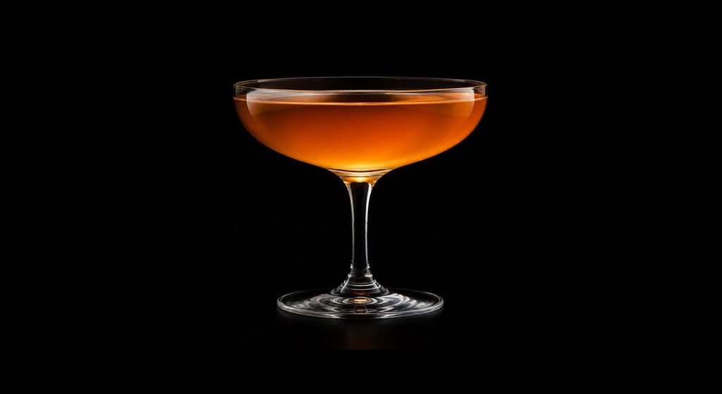 Sir Walter Cocktail cocktail on a dark studio background