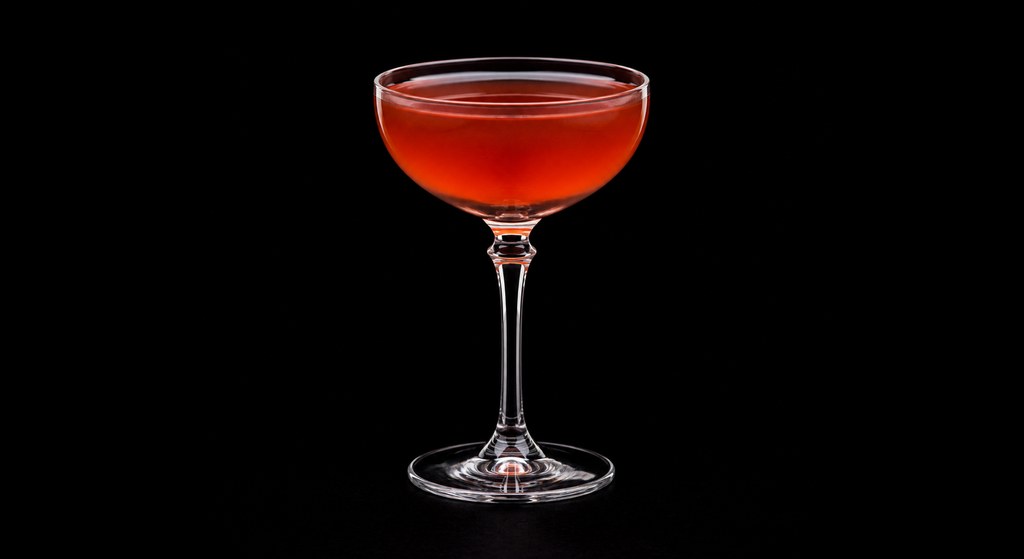 Smiler Cocktail cocktail on a dark studio background
