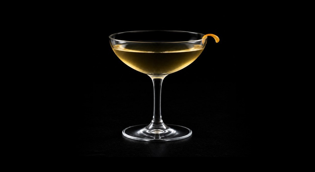 Southern Gin Cocktail cocktail on a dark studio background