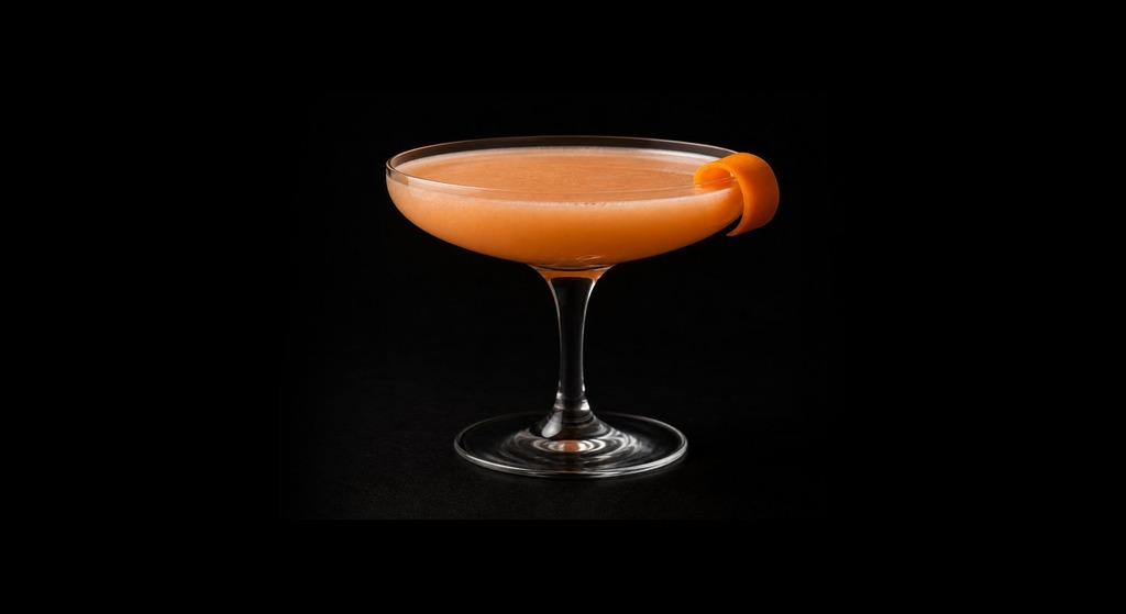Starlite Winter cocktail on a dark studio background