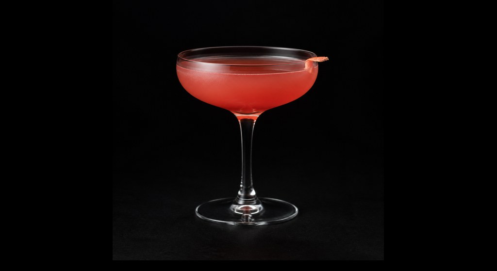 Tailor Made cocktail on a dark studio background
