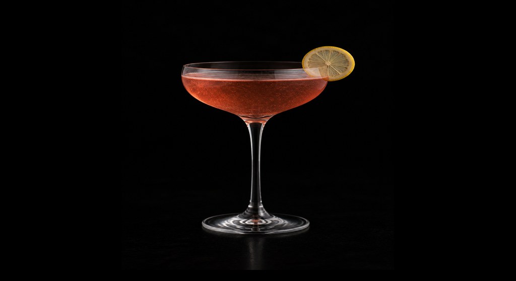 The Bee's Gees cocktail on a dark studio background