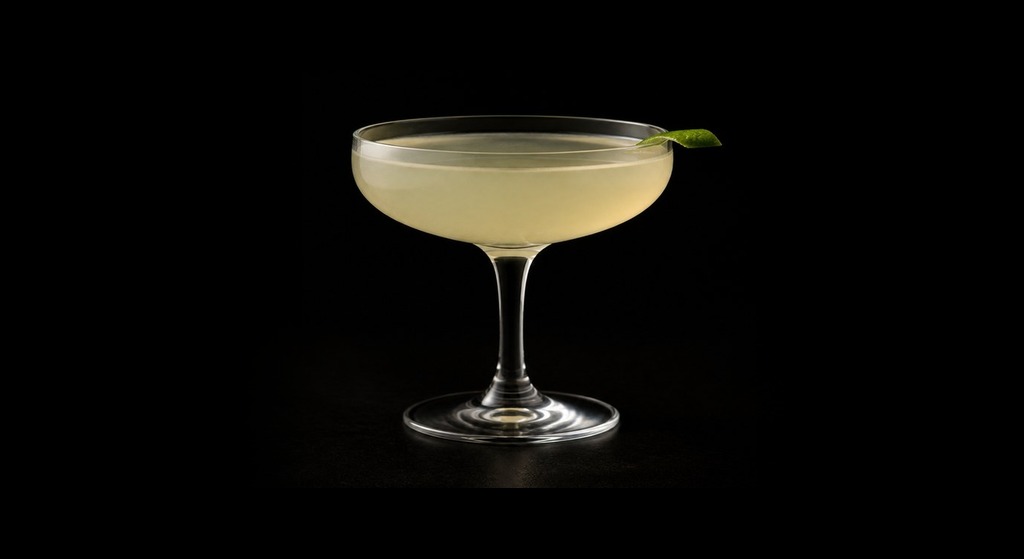 The Business cocktail on a dark studio background