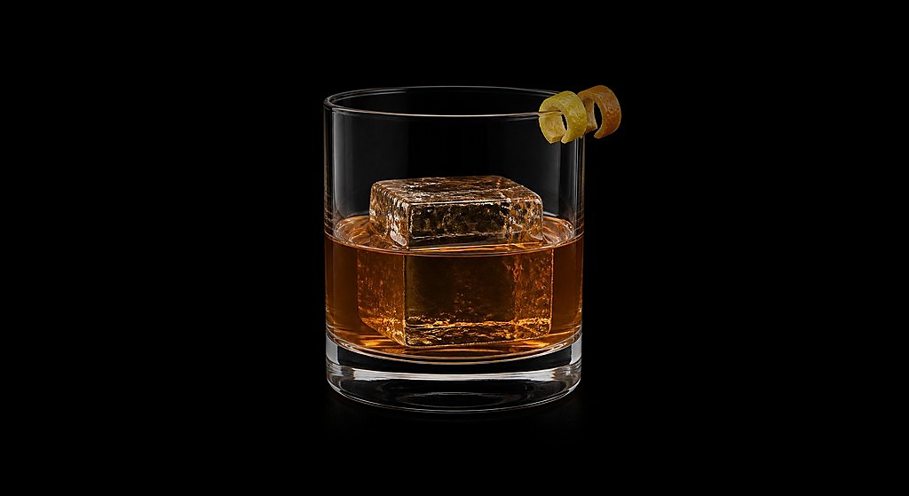 The Conference cocktail on a dark studio background