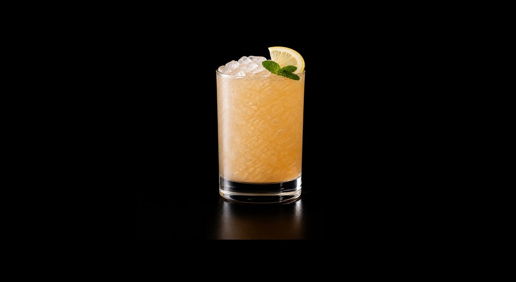 The Democrat cocktail on a dark studio background