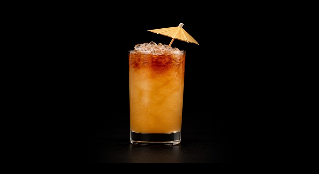The Doctor's Orders cocktail on a dark studio background
