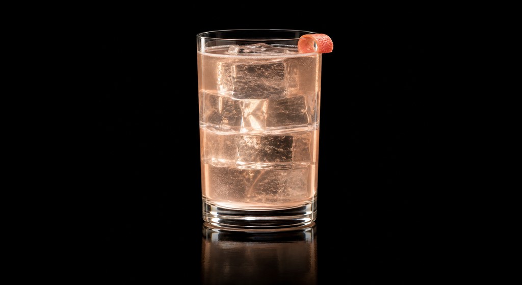 The Dutch Connection cocktail on a dark studio background