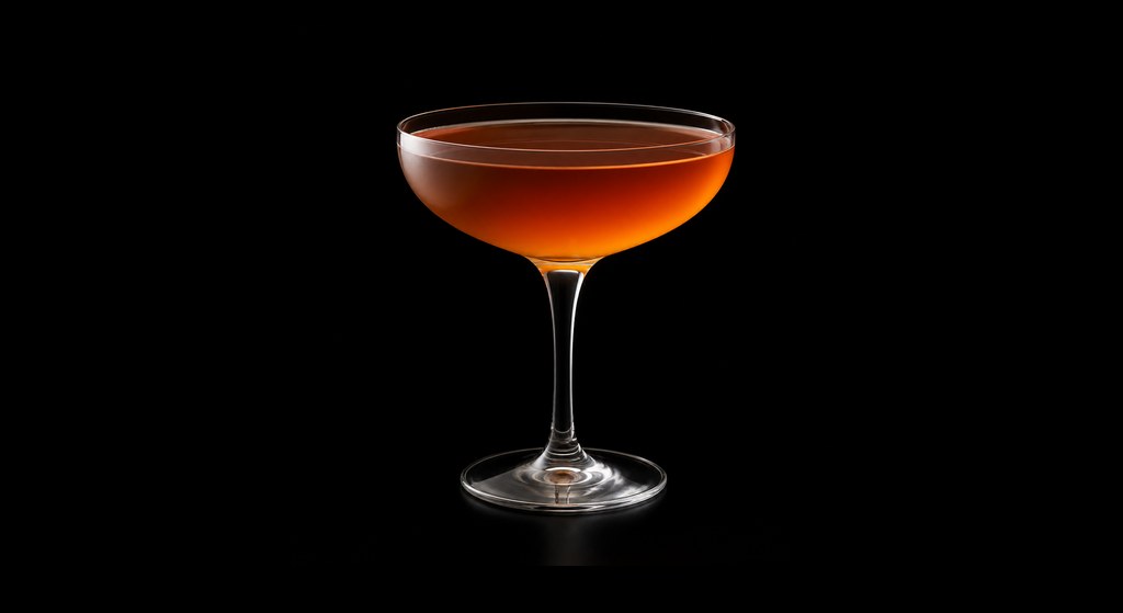 The O. G. cocktail on a dark studio background