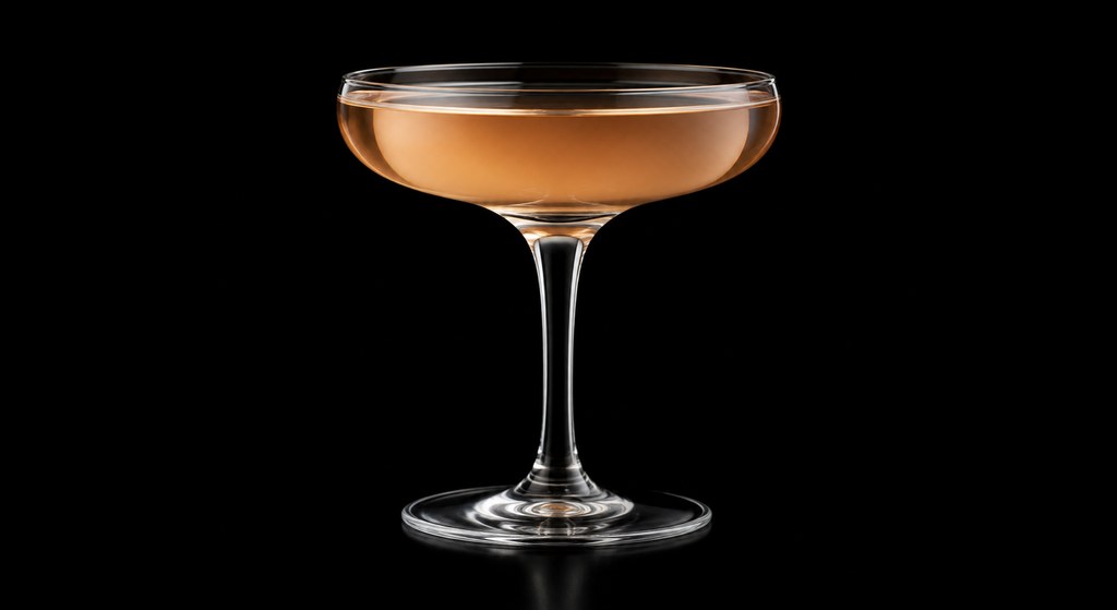 Three Miller Cocktail cocktail on a dark studio background