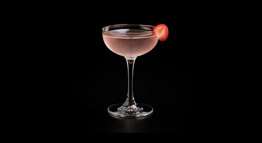Tulane Aperitif cocktail on a dark studio background
