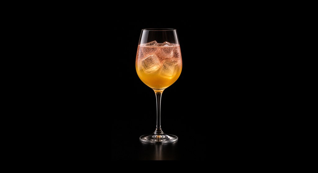 Turmeric Twist cocktail on a dark studio background