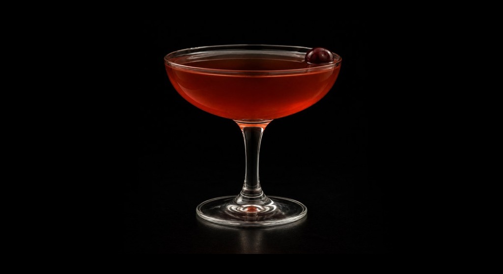 Twelve Mile Limit cocktail on a dark studio background