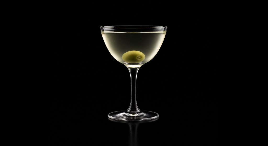 Unbreakable Diamond cocktail on a dark studio background