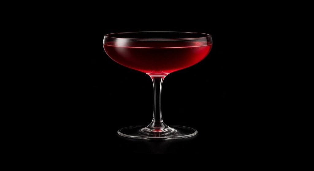 Union Jack Cocktail cocktail on a dark studio background