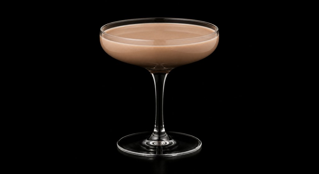 Velvet Hammer No. 1 cocktail on a dark studio background