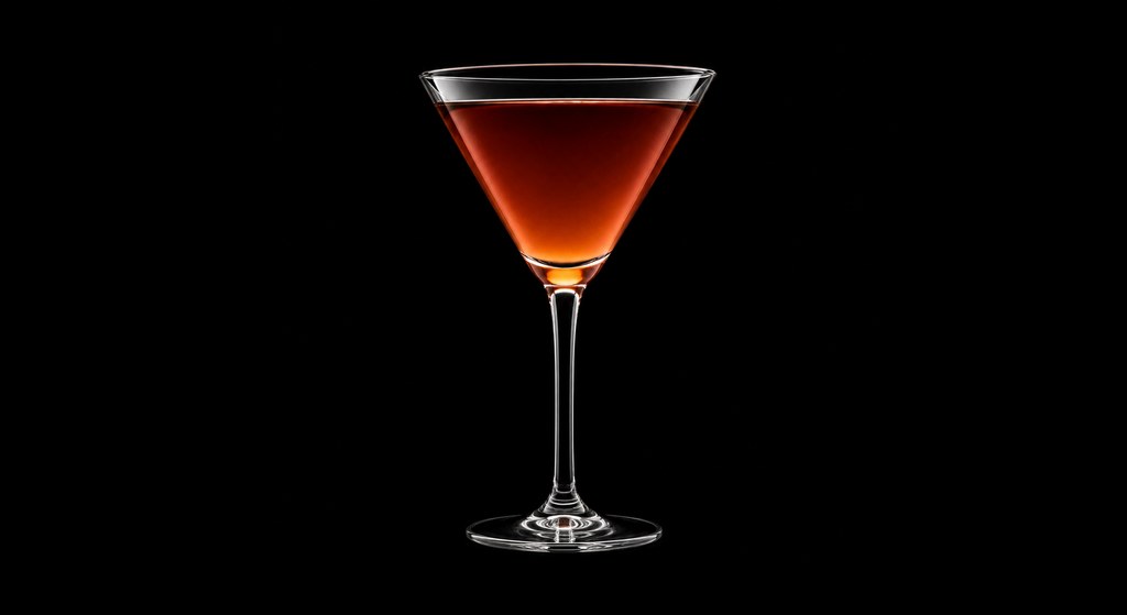 Victor cocktail on a dark studio background