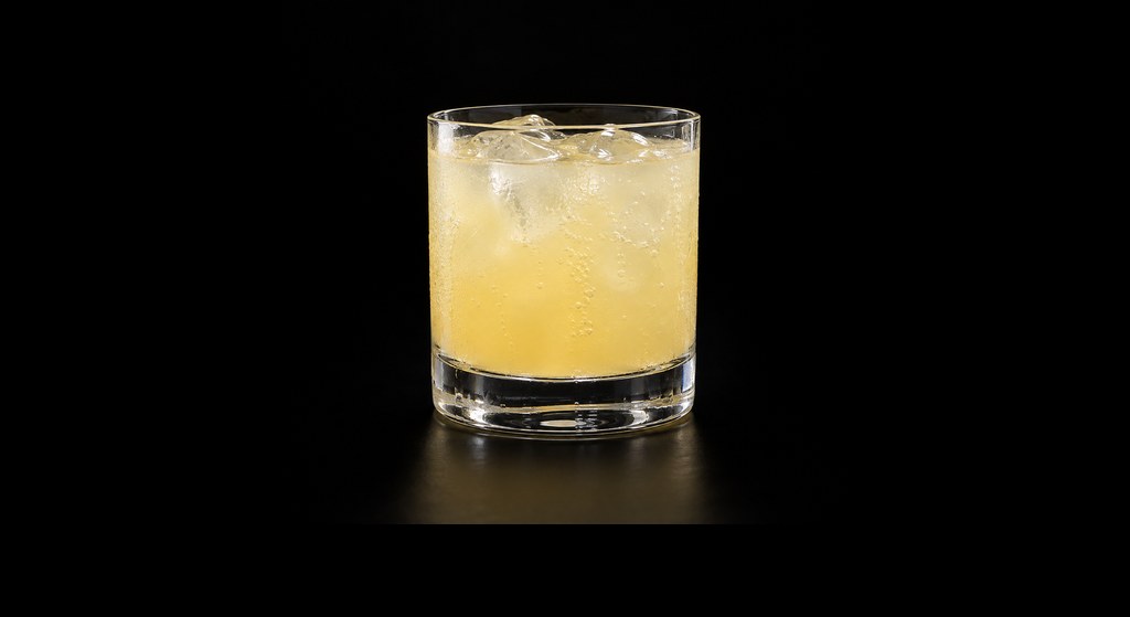 Virgin Margarita Mocktail cocktail on a dark studio background