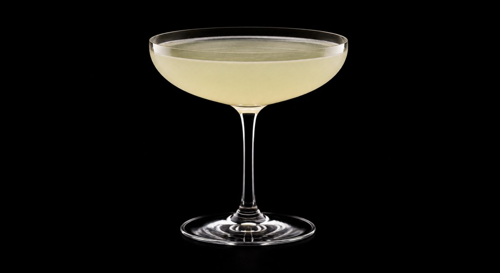 Vodka Gimlet cocktail on a dark studio background
