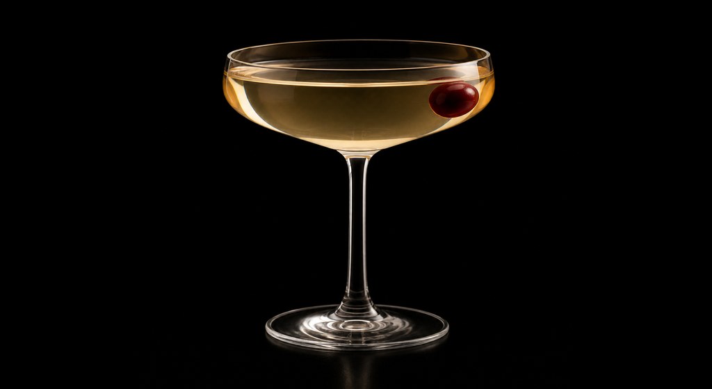 Vodka Gypsy Cocktail cocktail on a dark studio background