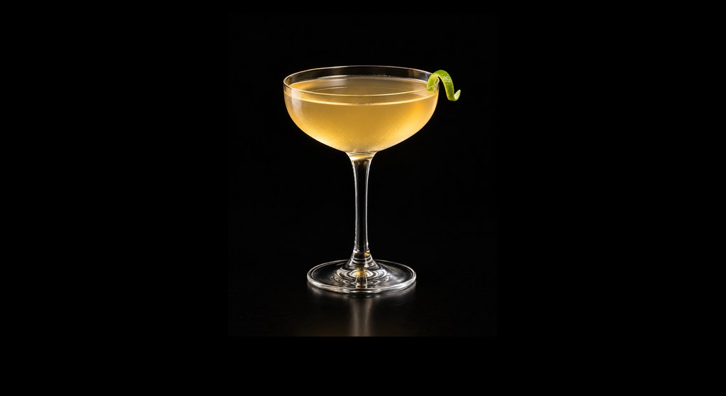 Webster Cocktail cocktail on a dark studio background