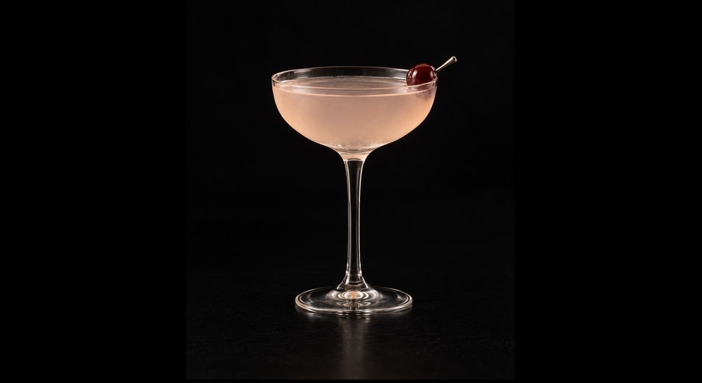 Weekly Special cocktail on a dark studio background