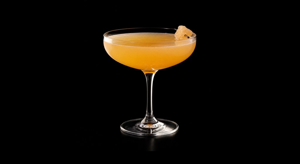 When The Smoke Cleared cocktail on a dark studio background