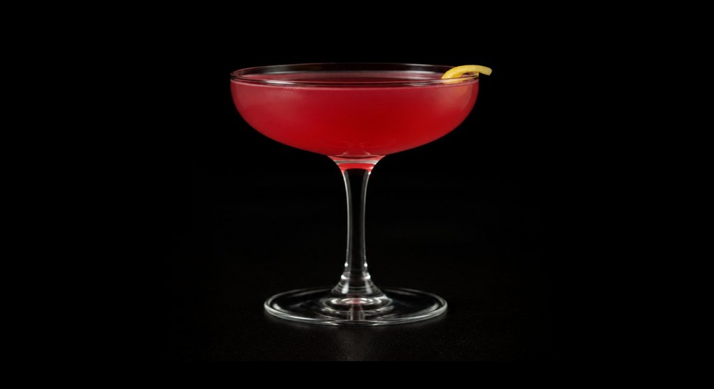 Wibble cocktail on a dark studio background