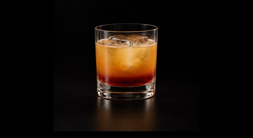 Wildest Redhead cocktail on a dark studio background