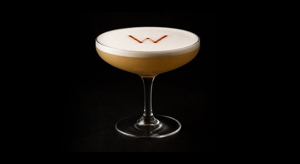 Winnebago cocktail on a dark studio background