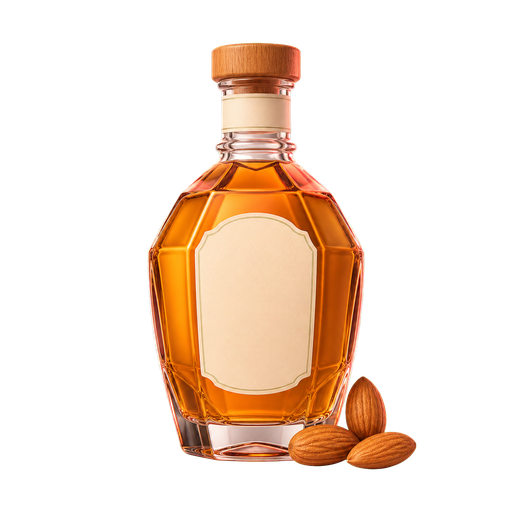 Amaretto cocktail ingredient on a transparent background