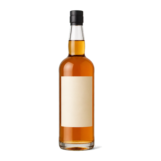 Apple brandy cocktail ingredient on a transparent background