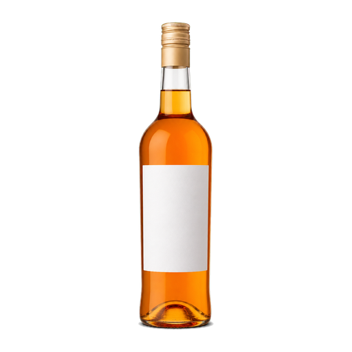 Apricot brandy cocktail ingredient on a transparent background