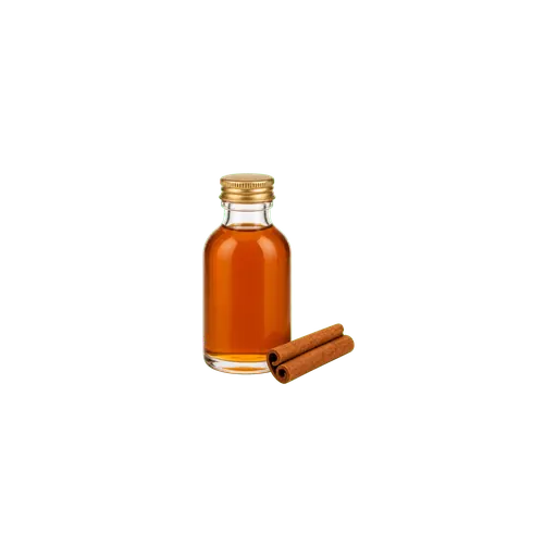 Cinnamon syrup cocktail ingredient on a transparent background