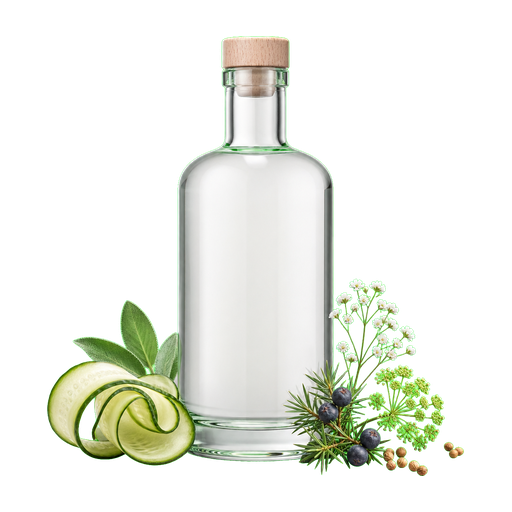Contemporary gin cocktail ingredient