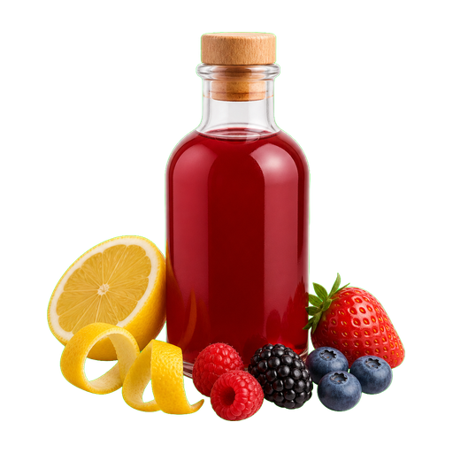 Fruit shrub cocktail ingredient