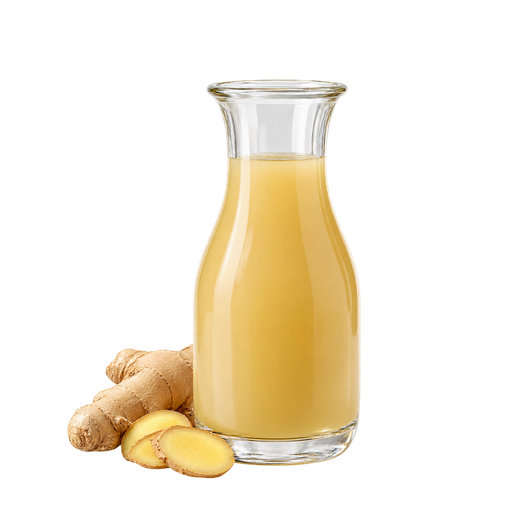 Ginger Juice cocktail ingredient on a transparent background