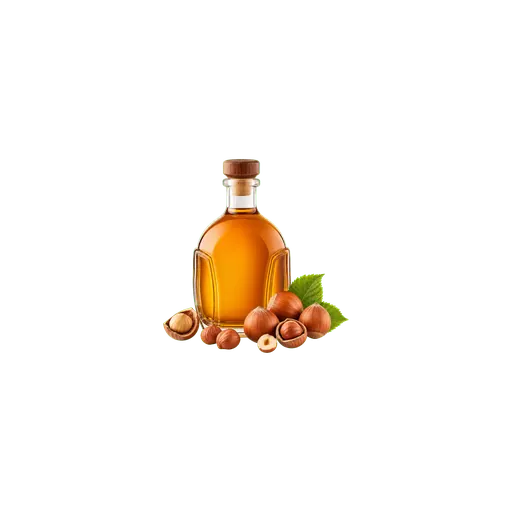 Hazelnut liqueur cocktail ingredient on a transparent background