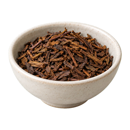 Hojicha cocktail ingredient on a transparent background