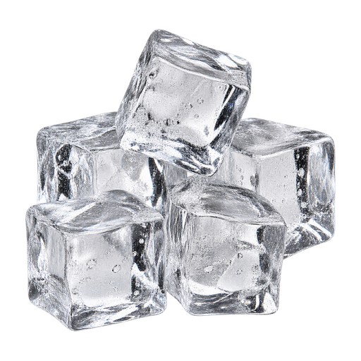 Clear cocktail ice cubes