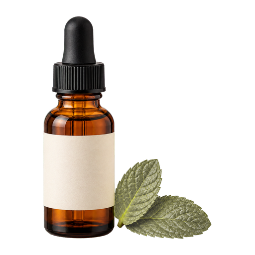 Mint Bitters cocktail ingredient on a transparent background