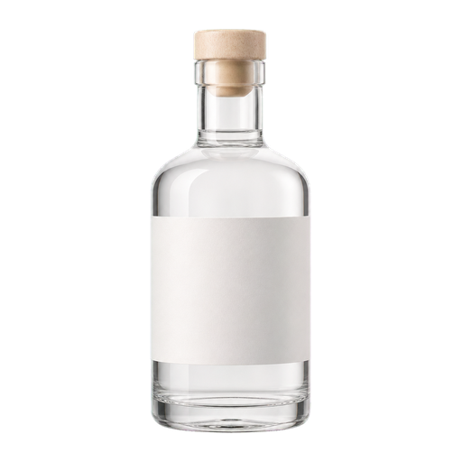 Nonalcoholic Spirit Alternative cocktail ingredient on a transparent background